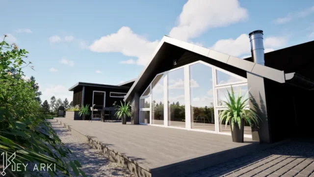 key-arki-sommerhus-tilbygning-store-vinduespartier