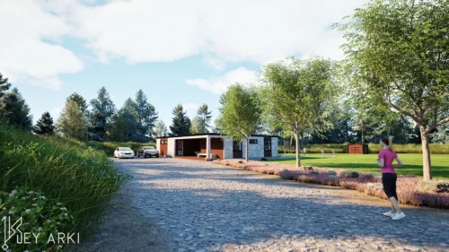 key-arki-villa-indgang-indkørsel